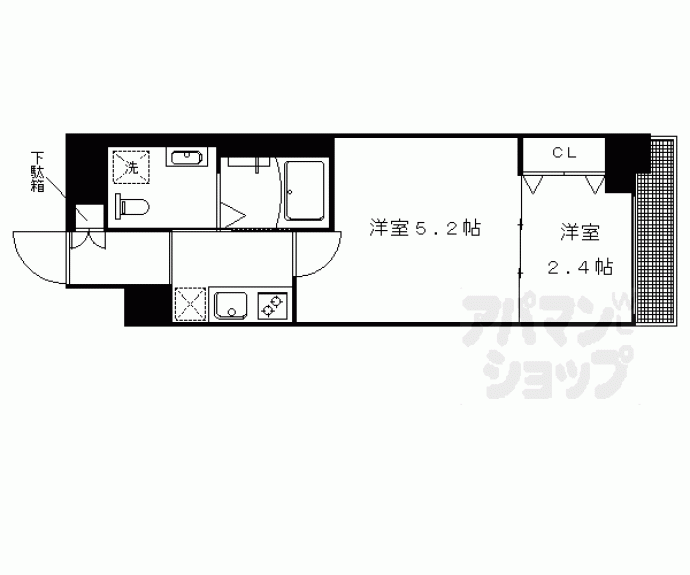 【ファーストフィオーレ京都西陣】間取