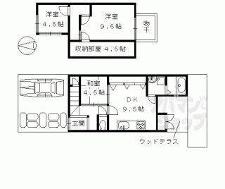 【大将軍一条町貸家９２－１】