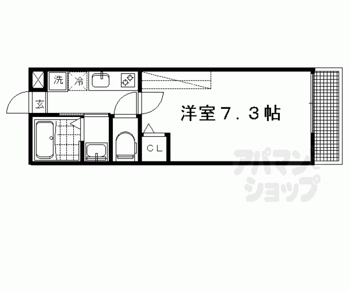 【アークリード北野白梅町】間取