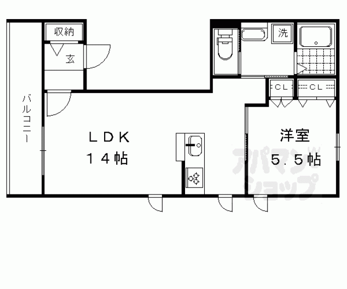 【へーベルメゾン御所東】間取