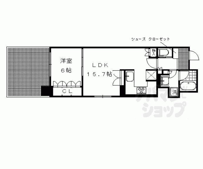 【リーガル京都二条城北】間取