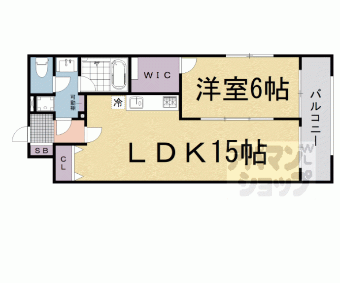 【RESIDENCE京都府庁前】間取
