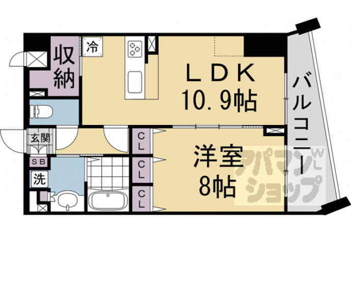 【CALM御所南】間取