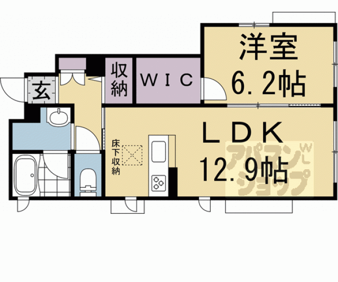 【ロッジ今出川】間取