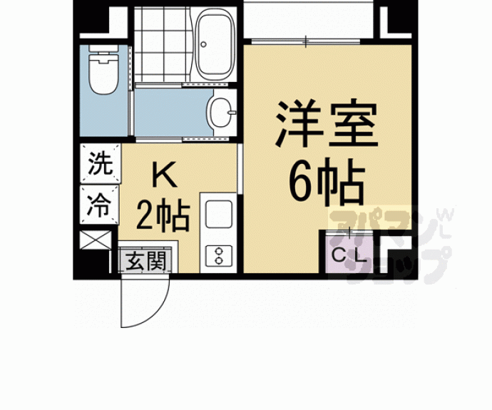 【ロータス西陣】間取