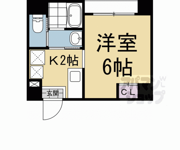 【ロータス西陣】間取