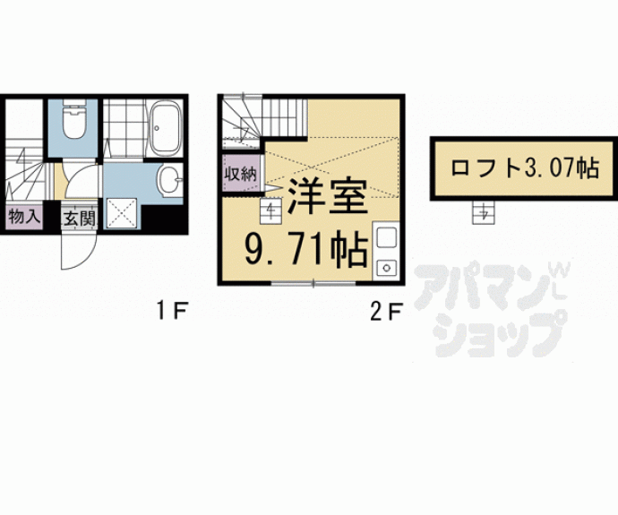 【エスペランサ西陣芝大宮Ⅱ】間取
