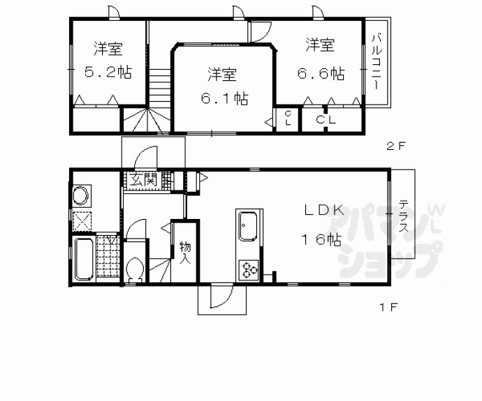 【フォレストメゾン和】間取