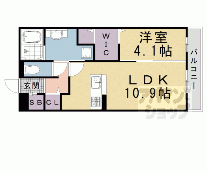 【Rose Bleue】間取