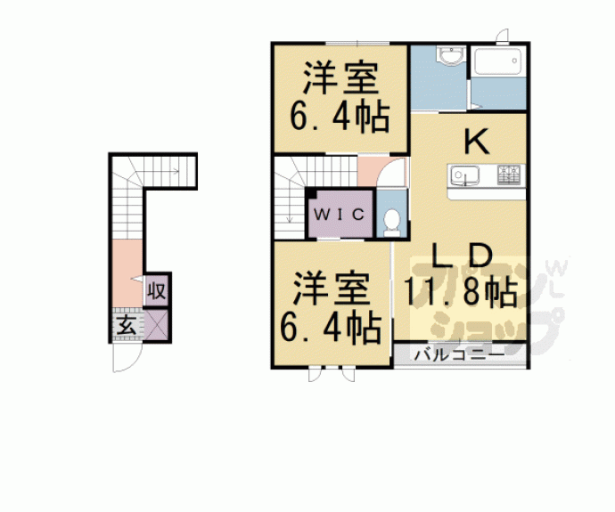【グランシード等寺院】間取