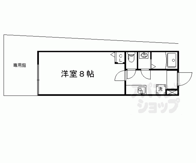 【フラッティ丸太町御前】間取