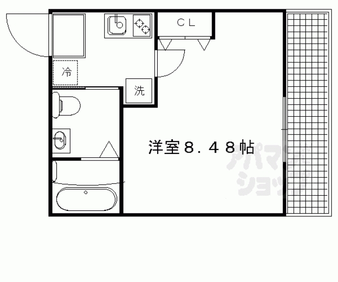【サントス竪社】間取