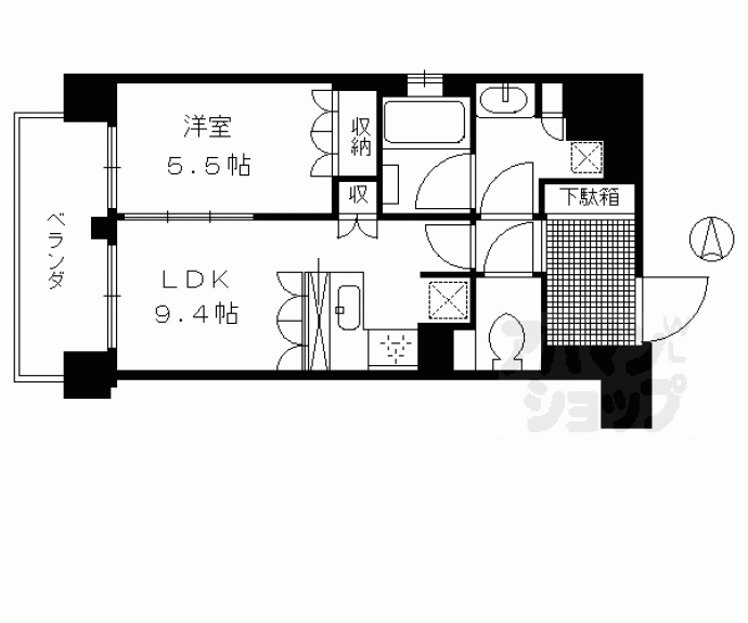 【リーガル京都堀川中立売】間取
