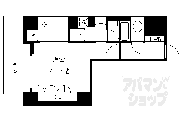 【リーガル京都堀川中立売】間取