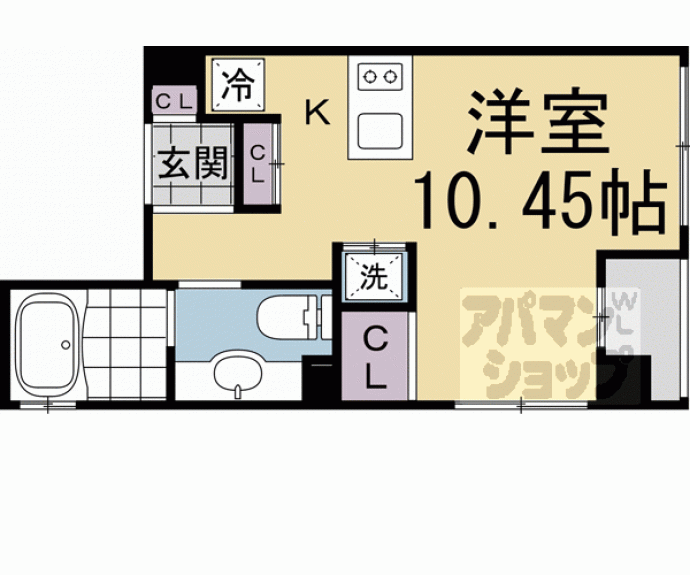 【Ｃｏｔｏ　Ｇｌａｎｃｅ御所北】間取