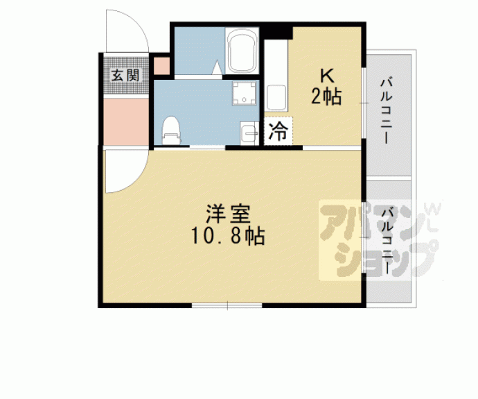【GARNET RESIDENCE 北野白梅一番館】間取