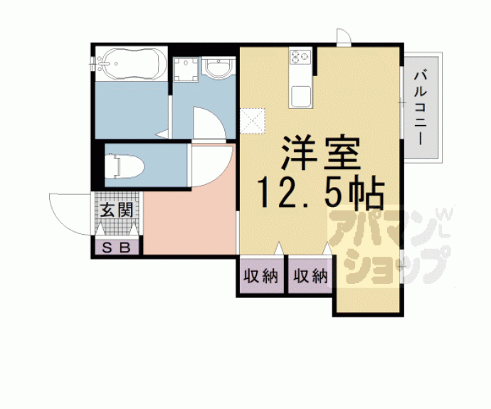 【マメゾン一条戻橋】間取