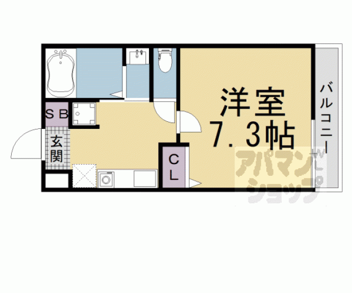 【Ｌａ　ｆｉｔｅ　ＩＭＡＤＥＧＡＷＡ】間取