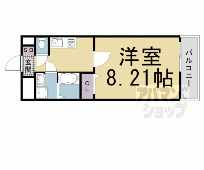 【アメリ御所西】間取