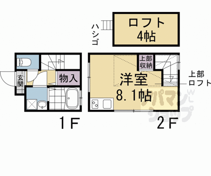 【エスペランサ西陣芝大宮】間取