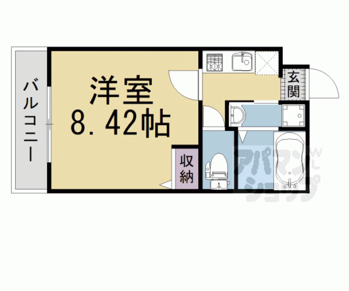 【仮）フラッティ千本廬山寺】間取