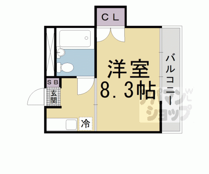 【プラッツМ２号館】間取