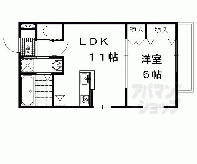 【ラシーヌ藤森】間取
