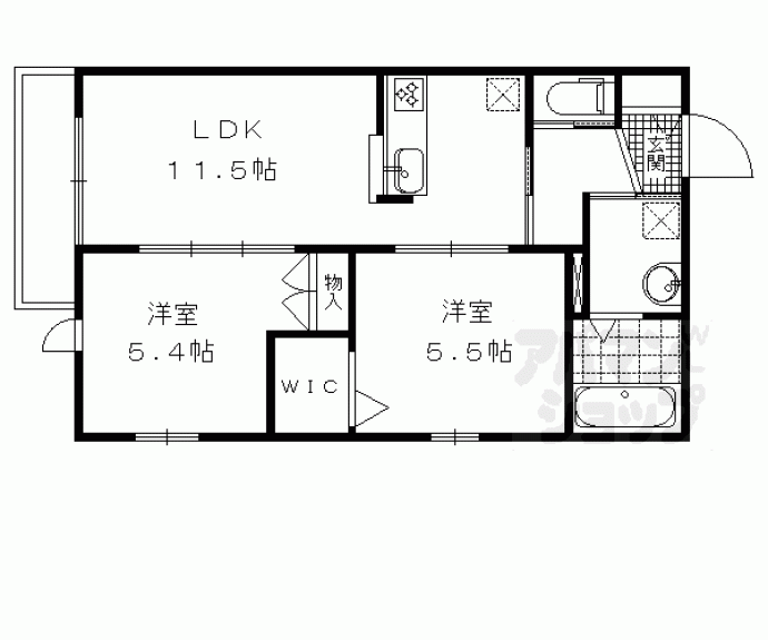 【ラシーヌ藤森】間取