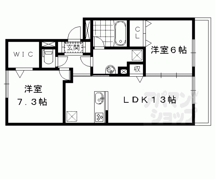 【ＤＡＮＲＡＮⅡ】間取