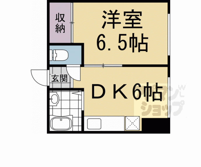 【マンション聚楽】間取