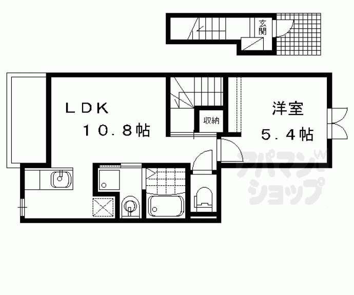 【ジュネビーブ Ⅱ】間取