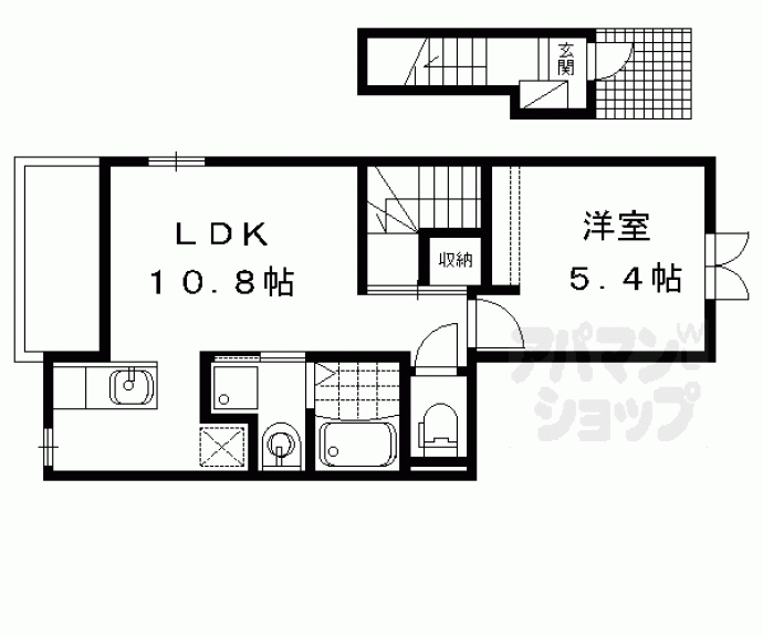 【ジュネビーブ　Ⅱ】間取