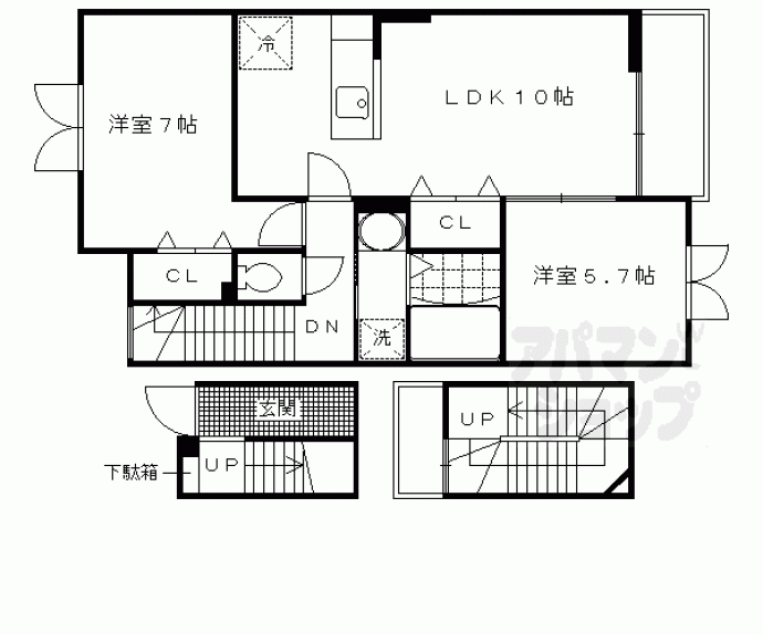【サンタ・ピーク】間取