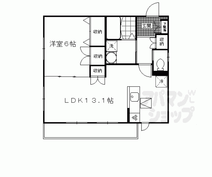 【Ｐｌｅａｓａｎｔｖｉｌｌｅ】間取