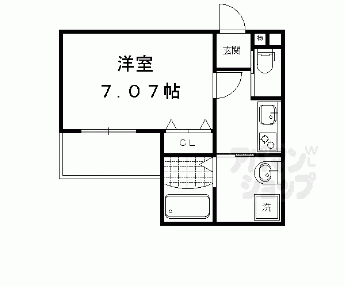 【ＫＩＮＧ　ＣＲＡＦＴ　ＦＵＫＡＫＵＳＡ】間取