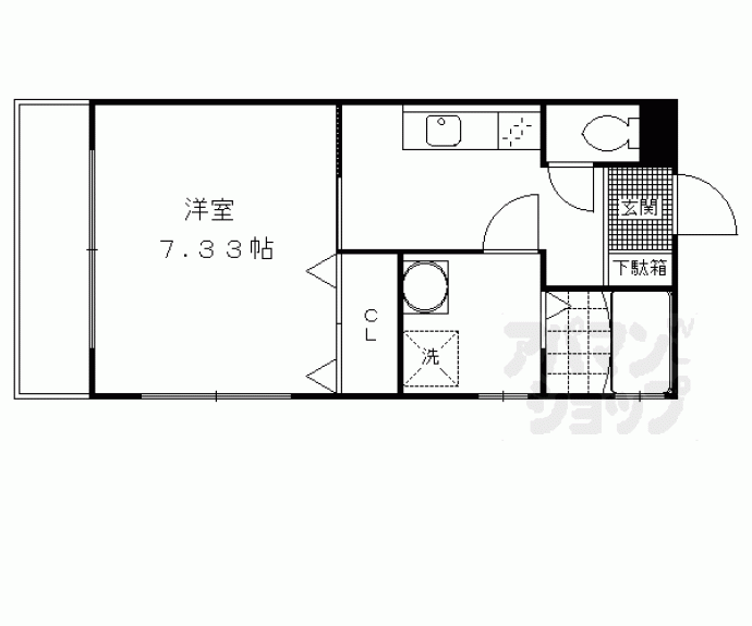 【ハピネス藤森】間取