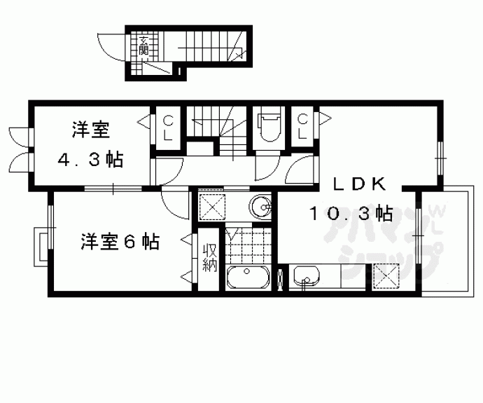 【ファミール木幡】間取