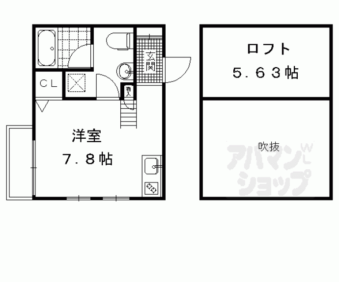 【ピア・プリマ貴船館】間取