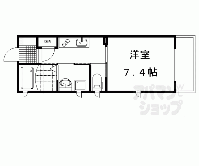 【シャーメゾン深草】間取