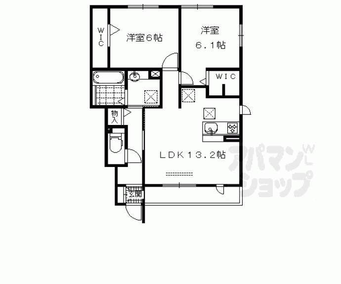 【エクラシオ稲荷】間取