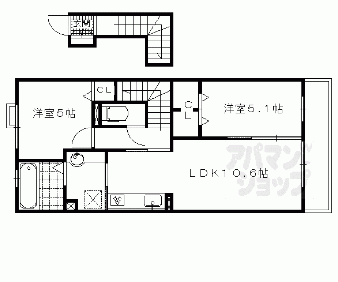 【フルーレ神明】間取