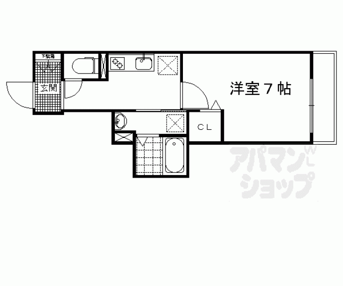 【K’sコート京都】間取