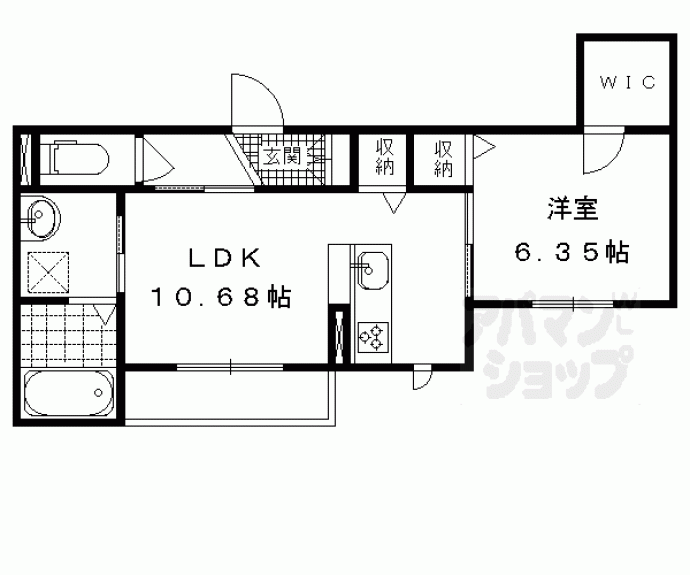 【シャーメゾン峰山】間取