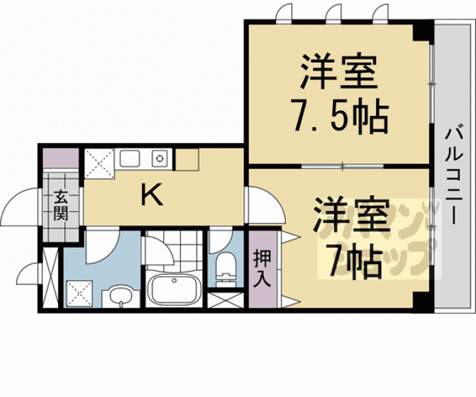 【かのみハイム】間取