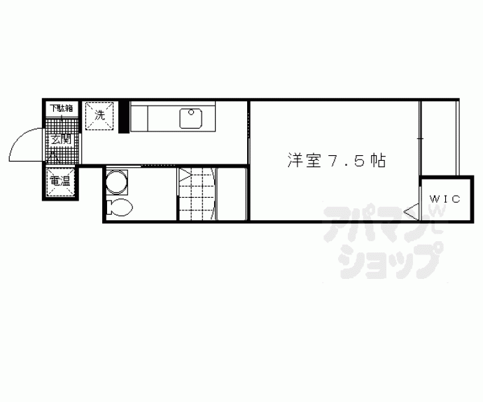 【カルムアビタシオン　宇治若森】間取