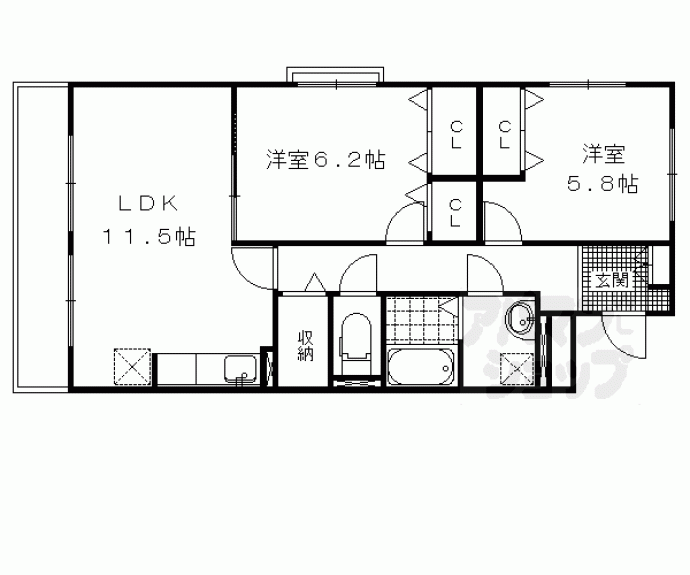 【グランツＴＯＷＡ】間取