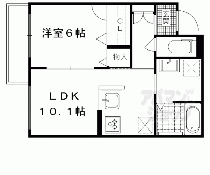 【シャーメゾンＴＳＵＪＩ】間取