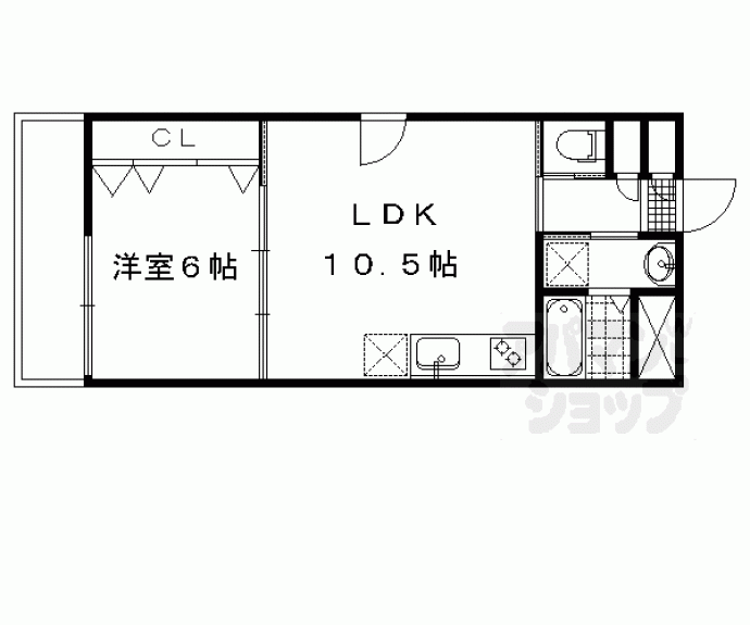 【エクセレント鳥羽】間取