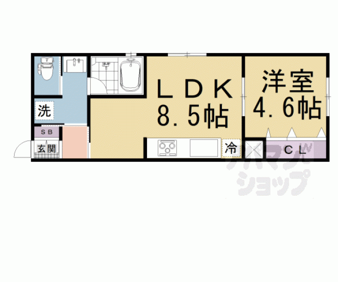 【ネスト醍醐Ⅱ】間取