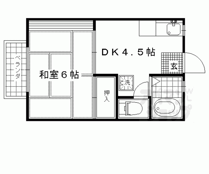 【メゾンアカシ】間取